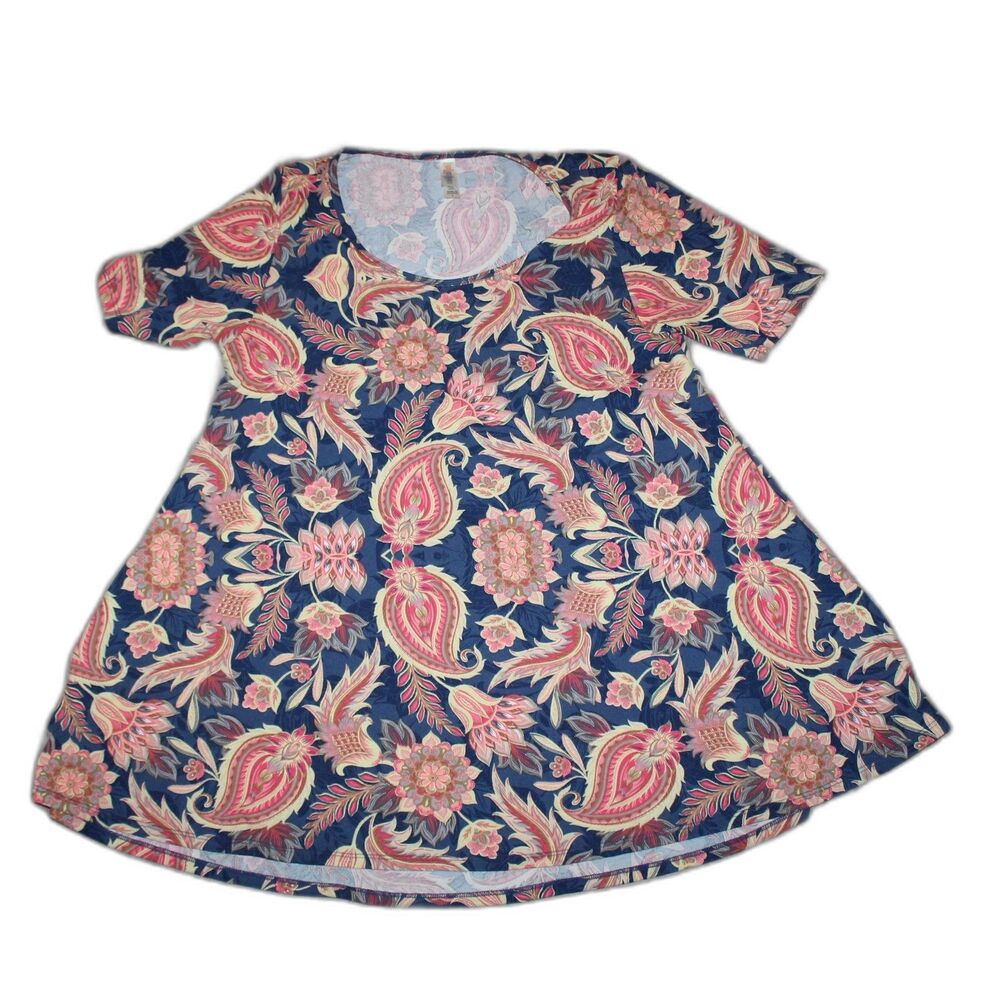 Fall Shirt Lovely LulaRoe Paisley Pattern Design Classic Shirt Size S Small